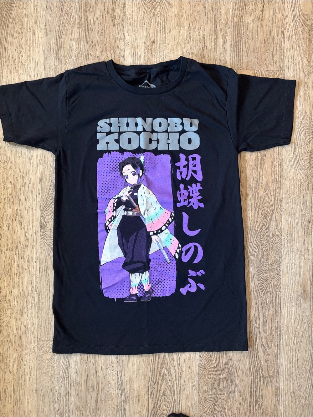 Shinobu Kocho Graphic Tee - Black & Purple